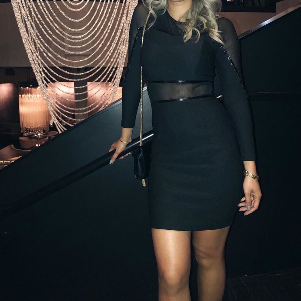 AQ/AQ Sexy Black dress